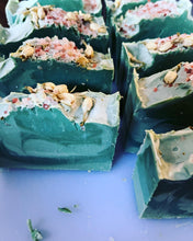 Load image into Gallery viewer, Eucalyptus and Cotton Cold Process Soap