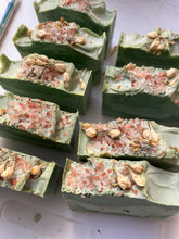 Load image into Gallery viewer, Eucalyptus and Cotton Cold Process Soap